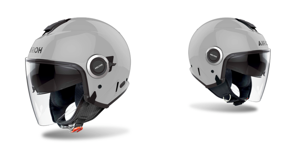 Helmet Helyos Color Concrete Grey Gloss